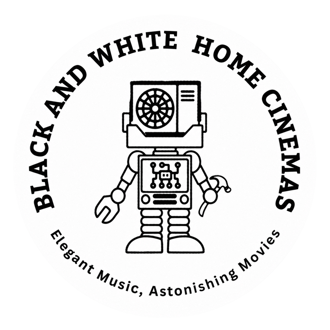 Black and White Home Cinemas logo